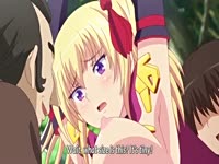 Big tits anime maid initiated by master